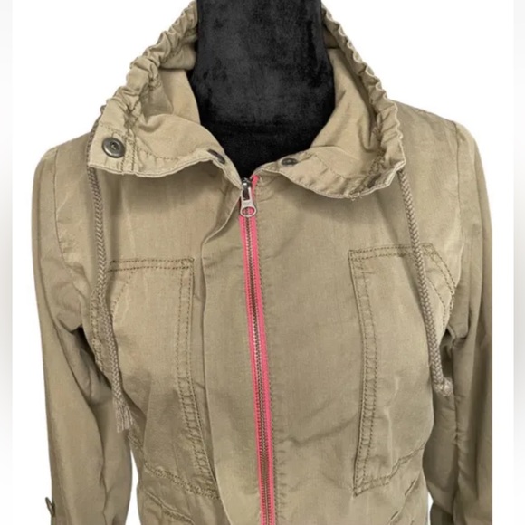 Vintage EDDIE BAUER KHAKI JACKET COAT Size XS - Picture 3 of 8